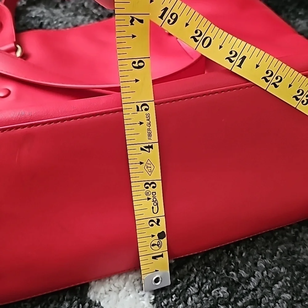 Etienne Aigner red shoulder bag leather purse